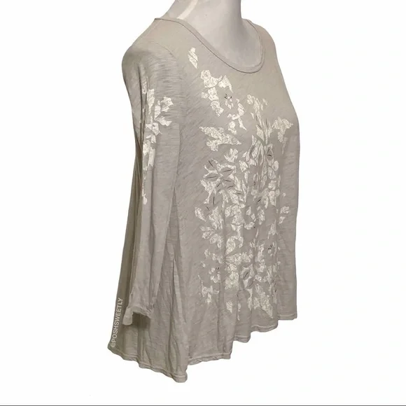 Anthropologie Floral Swing Top - Picture 3 of 10